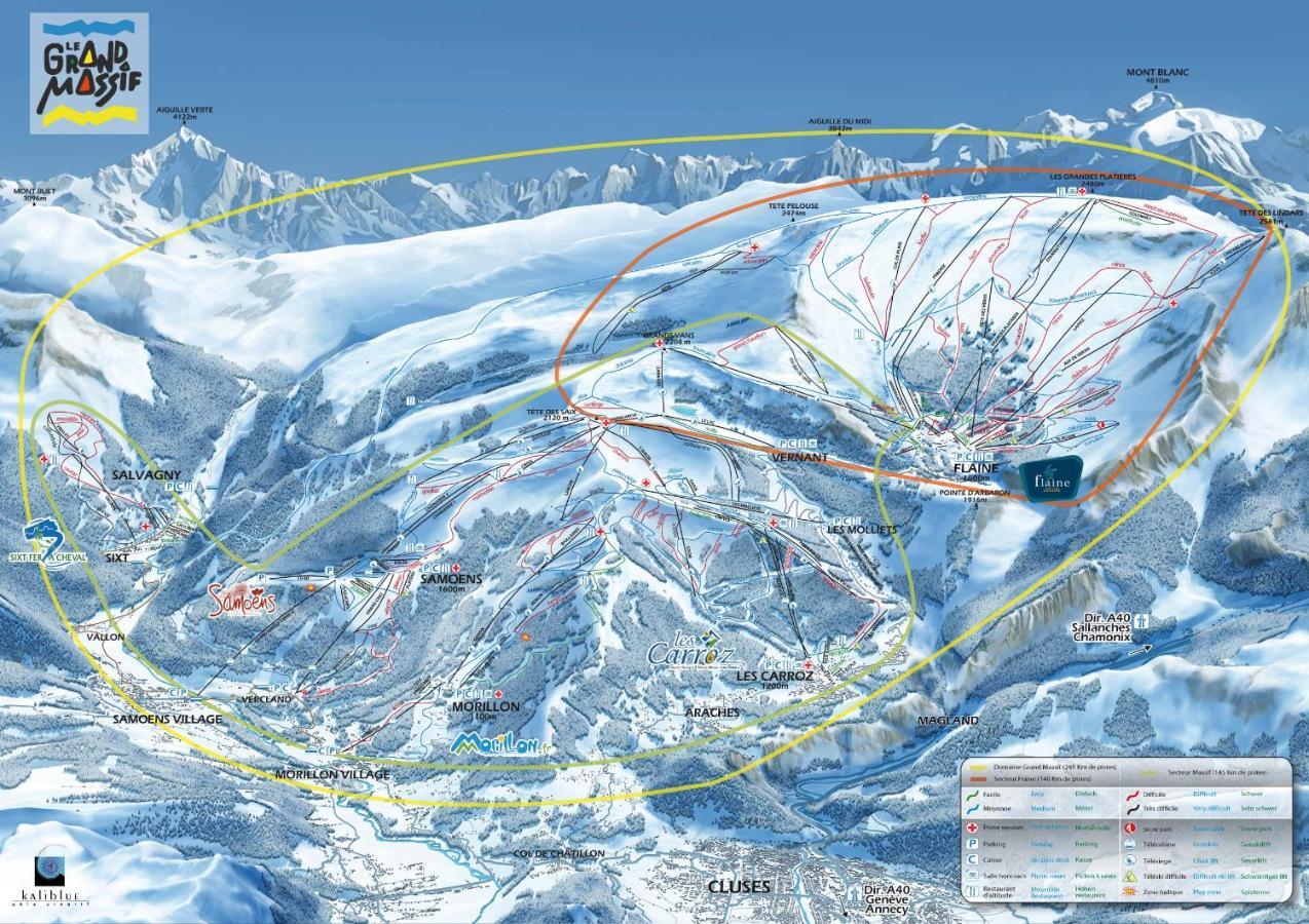 Les Frahans Samoëns Exterior foto